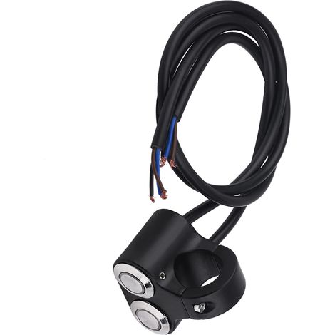 Motorrad-Lenkerschalter 22 mm (7/8 Zoll), Ein-/Ausschalter für Scheinwerfer, Bremslicht und Nebelscheinwerfer mit Kontrollleuchte, Typ B (1/5)