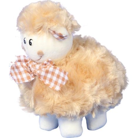 Statuetta di agnello pasquale con pelliccia da esposizione (1/2)
