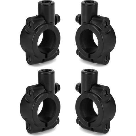 4 Pièces 22mm / 7/8 Adaptateur retroviseur Moto, Support de rétroviseur de Guidon, Support de rétroviseur de Moto 10mm, pour Moto vélo Dirt Bike ATV (1/5)