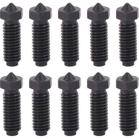 Buse de remplacement pour imprimante 3D, 10 pièces, pour extrudeuse en acier trempé Anycubic Kobra 3 Combo S1, 0.2mm (1/5)