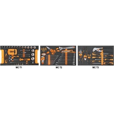 Beta 5914VU/M Assortiment d'outils avec moules thermoformés souples 109 Pcs. (1/4)