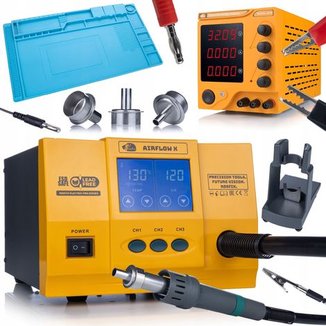 Lcd Kit de Service Rosfix Hot Air 1300w + Rosfix – 0,001 Pour Vernis, Protection (1/5)