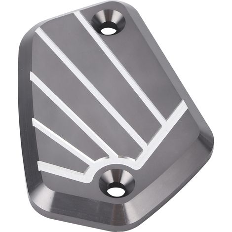 Bouchon de réservoir de liquide de frein avant avec protection en alliage d'aluminium, compatible avec Honda CB1000R 2019-2020 (titane) (1/5)