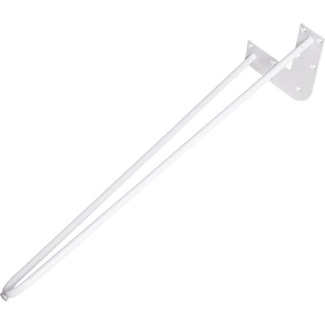 Dieda Tischbein Hairpin weiß Maße (L x B x H)  710 x 255 x 59 mm Tischbeine