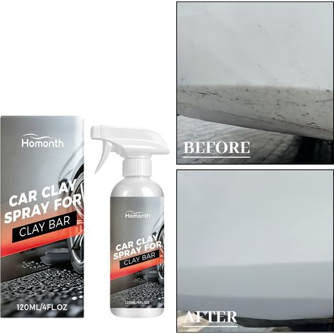 Car Clay Spray - Hydrophobic for Car Paint Surface Cleaning and Maintenance - 120ml (1/5)