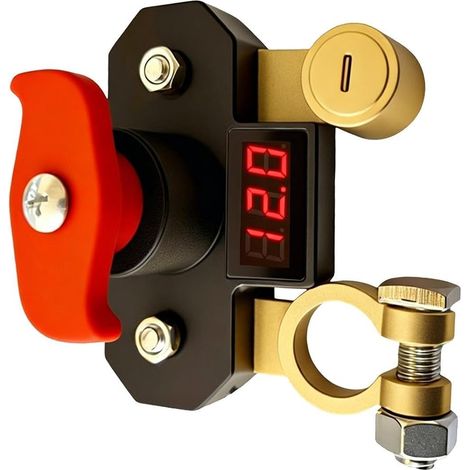 Coupe-Circuit Isolateur De Batterie Commande Rotative Manuelle À  Interrupteur Batterie ATV pour voiture, camion, camping-car, bateau, bus (1/5)