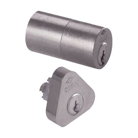 COPPIA CILINDRI ESTERNI 02139-12 HAND CISA - OTTONE NICHELATO CHIAVI 3- 1 pezzi
