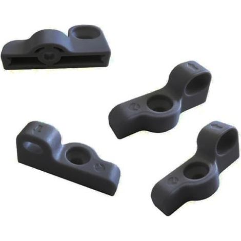 Kit 4 uds. Clips para frontal  - Clips de fijación para frentes en ANTRACITA