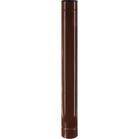 TUBO SMALTATO PER STUFE cm 100 ø 12 marrone