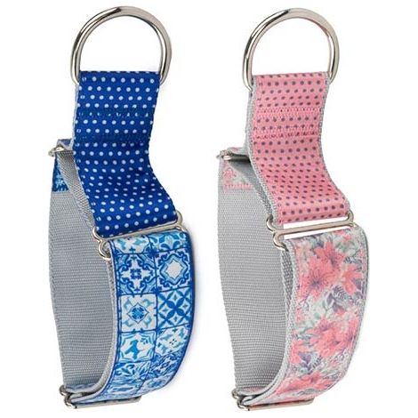 Halskette Martingale Glam Mosaik und Blumenkette FLORAL FLORAL ROSE - 4x30-46cm