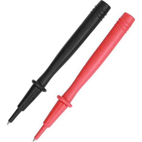 Sondes de test pour multimètre, accessoires pour voltmètre, pointes en cuivre nickelé, calibre 2 mm, fiche banane 4 mm (1/5)