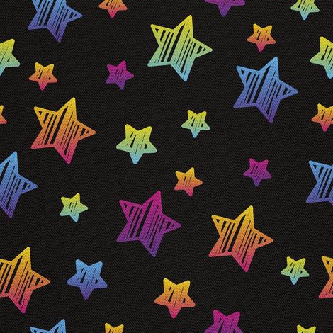 Tela decorativa para exteriores Oxford - Motivo de estrellas coloridas I DX232 (1/5)