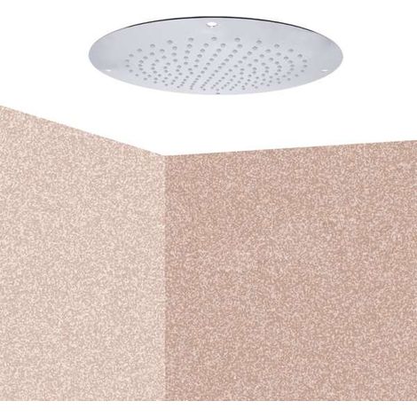 Steinberg Serie 390 Tropical rain Regenpaneel Durchmesser 500mm,für Deckeneinbau, edelstahl gebürste
