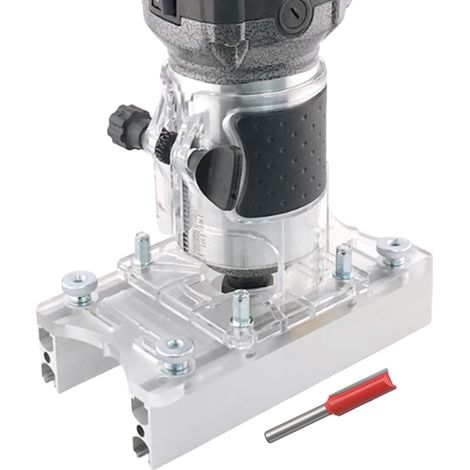 Base de machine à tailler les bords, support de fixation pour machine à tailler, support de défonceuse – pour atelier, travail du bois, artisanat, industrie, creux, rainurage, sculpture, maison (1/5)