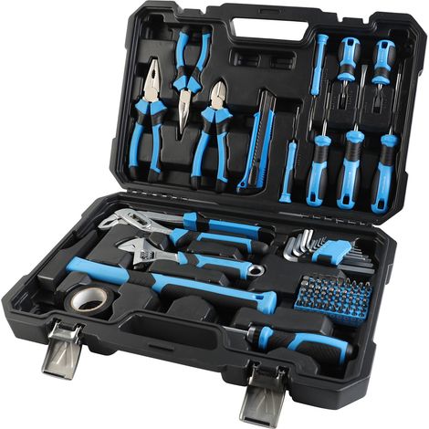 304045 - Malette à outils plastique outillage assortis 85 pièces-