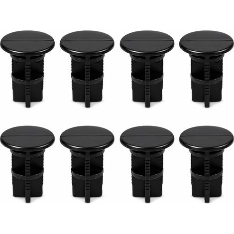 8PCS Goupilles de Charnière Pour Couvercle, 43 x 18 mm pour Poubelle 240L Charniere Poubelle Robuste Pour Fixation Securisee Du Couvercle Et Maintien Fiable En Usage Quotidien, Charnière Pour Poubelle (1/5)