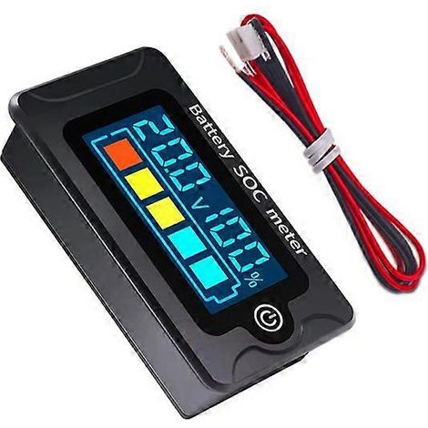 Voltmètre LCD étanche PZEM-00, testeur de capacité de batterie, 8–100 V CC, 12/24/36/48/72 V (1/5)