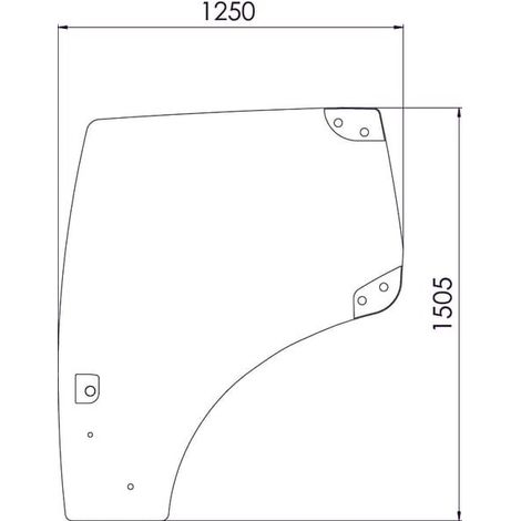Vitre de porte UNIVERSEL 82027357N
