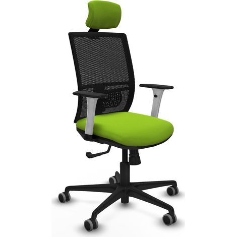 Chaise de bureau piqueras y crespo Yunquera blanc mousse haute qualité (1/2)
