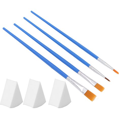 Kit de Pinceaux Artistiques Polyvalents pour Acrylique, Huile et Aquarelle avec Manche Ergonomique (1/5)