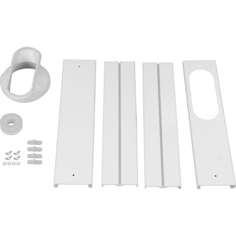 Kit de fenêtre de climatisation en PVC ABS, 4 pièces, haute densité, résistance à la chaleur, évent Portable (1/5)