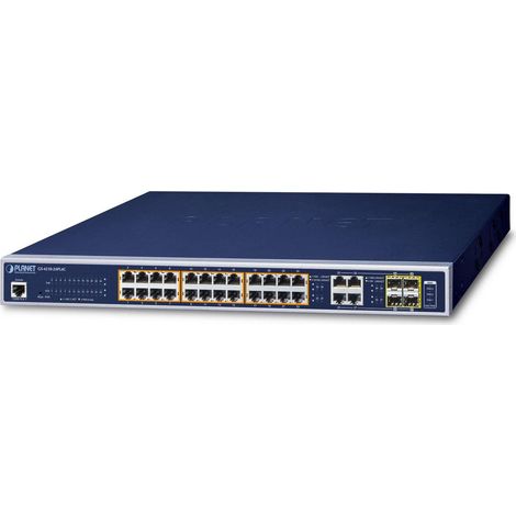 Planet IPv6/IPv4, 24-Port verwaltet, GS-4210-24PL4C