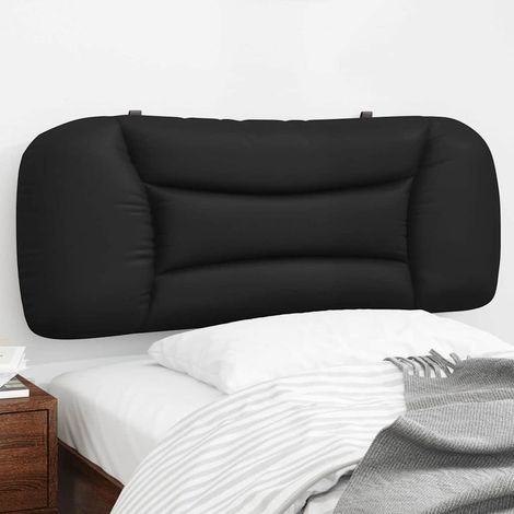 Coussin de tête de lit Hvar noir 100 cm similicuir (1/5)