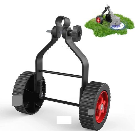 Universal String Trimmer Grass Eater Weed Cutter Set de Roues de Support réglables for Coupe-Herbe sans Fil (1/5)