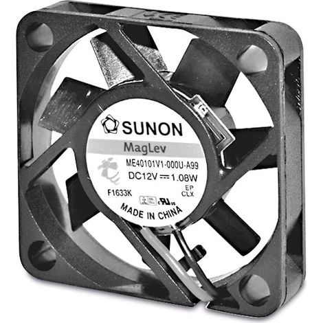 Ventilateur axial SUNON MF40101V11000UA99, 40x40x10 mm, 12 V-