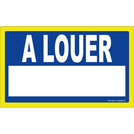 Panneau A louer - haute visibilité - 330x200mm - 4090665