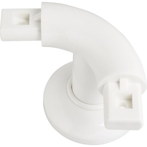 Support de liaison coudé à 90° - 72,5 x 96 mm - diamètre 33 mm - Pellet ASC (1/2)