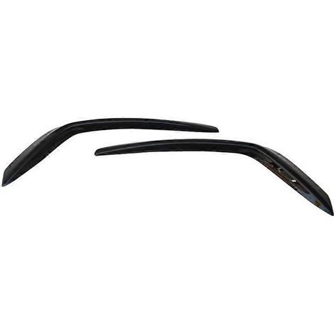 Kit de spoiler de pare-chocs avant avec séparateur d'air, sourcils de feux antibrouillard et aileron, en ABS noir brillant pour Skoda 2016, 2017 et 2018 (1/5)