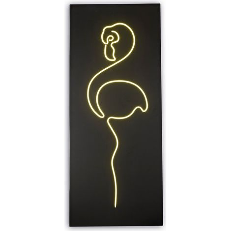 Déco, Tableau led Tazos oiseau - Mantra Noir en Wood, MANTRA (1/5)