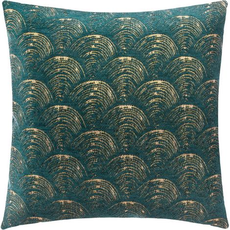 Fodera per cuscino verde cedro 40x40cm - Atmosphera créateur d'intérieur (1/5)