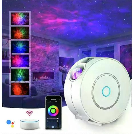 Tuya WiFi intelligenter HD-Sternenhimmelprojektor mit intelligenter Sprachsteuerung und App-Anpassung – ideales Geschenk für Zuhause (1/4)