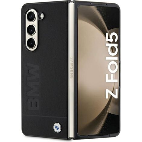 Custodia per Samsung Galaxy Z Fold 5 con logo BMW Signature (nera) (1/5)