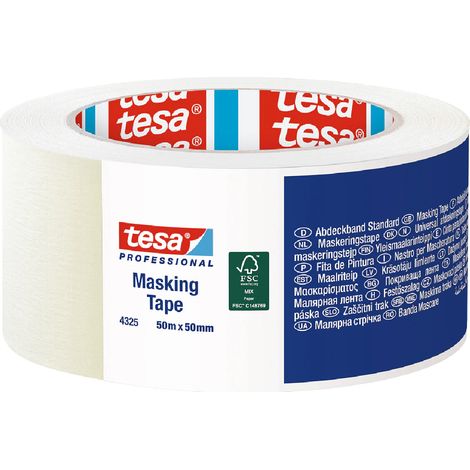 Carta gommata, nastro per pittori e carrozzieri per incartare -19 mm x 50 mt / 1 pezzo (1/4)