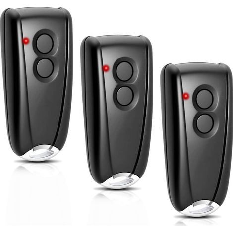 Télécommande de porte de garage 433,92 MHz pour EcoStar RSC2433, RSE2433, RSZ1433, avec base métallique, 3 boutons pour Horma EcoStar Liftroic 500700800 pour Portroic D2500D5000S4000 (1/4)