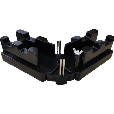Fausse équerre et boîte à onglets PRO - La solution 2 en 1 pour des plinthes ajustées avec précision-Hauteur de Plinthes jusqu'à 100 mm- Angles de 85 à 180° (1/3)