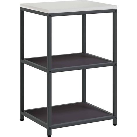 Étagère de rangement de cuisine avec étagère Noir Acier CFW55198 (1/5)