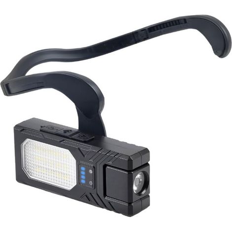 Tragbare Stirnlampe mit Bewegungsaktivierung, 7 Helligkeitsstufen, ergonomisches Ohrbügeldesign, geeignet für Camping, Angeln und Camping.