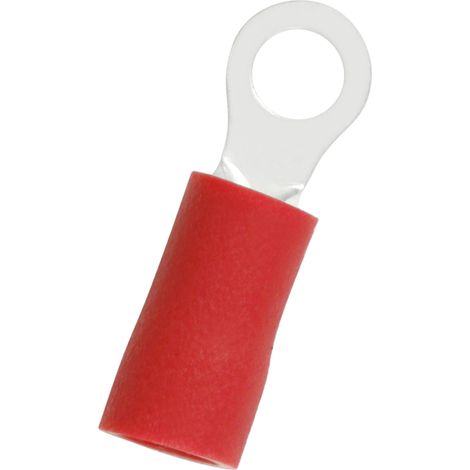 Cosses à œillet RS PRO, Isolé, Rouge, 1.5mm², 3.2mm, 5.5mm