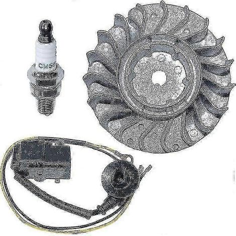 Flywheel Ignition Coil Kit With Spark Plug Compatible With Stihl Ms231 Ms251 Ms 231c Ms 251c Replace 11434001307 1143 400 1203 -sy( ) (1/4)