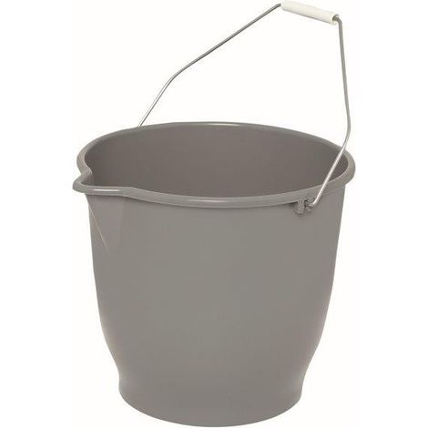 SECCHIO MANICO IN METALLO 10LT