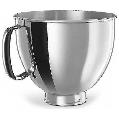 Bol en acier inoxydable de 5 pintes pour robot pâtissier KitchenAid Classic et Artisan Series - Bol à tête inclinable en stock (1/5)