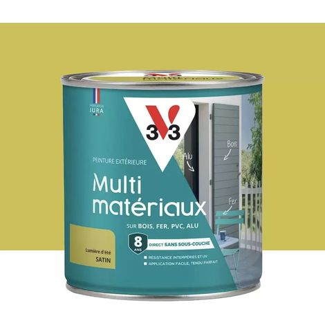 Peinture extérieure V33 Multi-matériaux Satin Lumière d'été 0,5 L (1/3)
