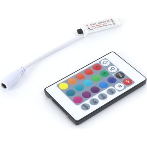 IluminaShop - Controlador para Tiras LED RGB Mini con Control Remoto por PIR 12/24V (1/2)