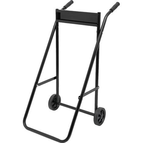 Carro para motor fueraborda, resistente, diseño portátil, negro. (1/2)