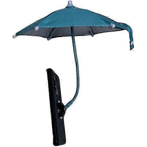 Magnetischer Handy-Regenschirm, sonnenbeständig, um 360° drehbar, faltbar und tragbar, reduziert die Überhitzung des Handys und bietet Blendschutz. (1/5)