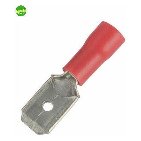 Capicorda Electraline femmina 6,35mm 10pz rosso